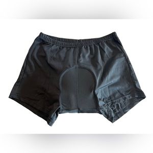 Black padded Cycling Shorts Bicycle Riding Pants Cycle gear size large NWOT